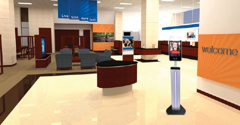 Impelementation of automatic temperature measurement device for fighting Covid 19 in Bank Industry