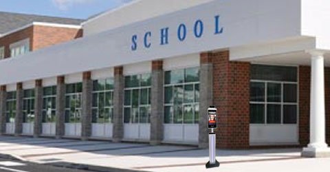 Impelementation of automatic temperature measurement device for fighting Covid 19 in transportation school