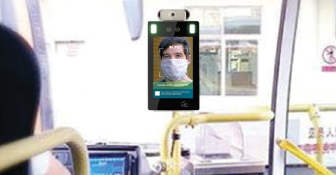 Impelementation of automatic temperature measurement device for fighting Covid 19 in transportation public