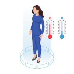 Automatic body temperature measurement device enables faster automatic detection, thus suitable for mass and continuous application.
