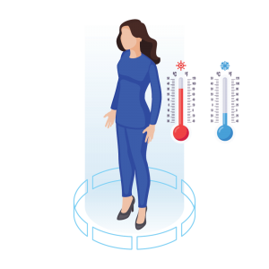 Automatic body temperature measurement device enables faster automatic detection, thus suitable for mass and continuous application.